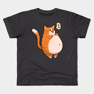 Ginger Chonky Cat Kids T-Shirt